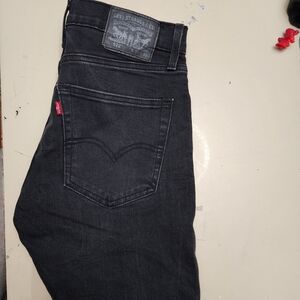 Levis 512 slim taper stretch jean black men's tag size 30x32